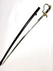 Original German Wwii Officer's Lion Head Sword with Scabbard by Emil Voos