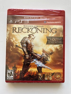 Kingdoms of Amalur Reckoning (Sony PlayStation 3, 2012) PS3 New Factory Sealed