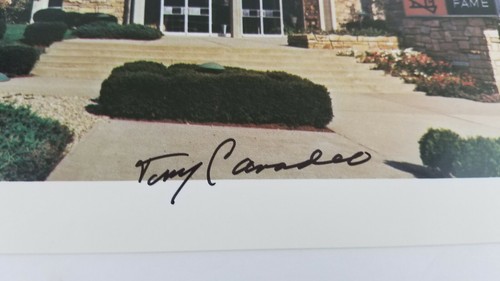 Tony Canadeo Signed Print GB Packers Canton HOF Deceased Very Thin Paper NO COA - Picture 6 of 8