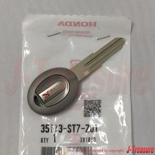 OEM Genuine HONDA INTEGRA TYPE-R DC2 DB8 Blank Key 35113-ST7-Z01 Uncut Spare JDM - Picture 6 of 9