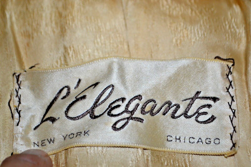 Vintage 1978 Women Cream L'Elegante Tourmaline Mint Coat Size M - Picture 11 of 18