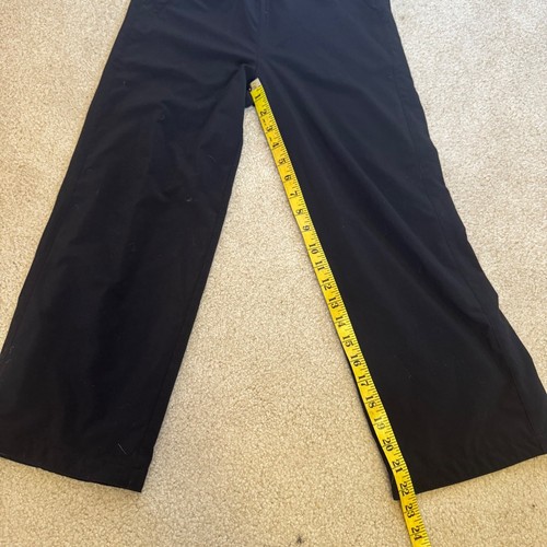 Athleta Girl Wide-Leg Black Pants Small/7 Elastic Waist - Picture 11 of 12