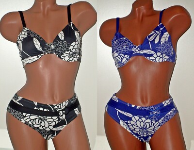 Heine Bügel Druck Bikini Cup B, C oder D  Gr. 34, 36, 38 versch. Farben
