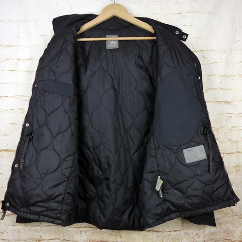 I Spiewak and Sons Meade Field Jacket Mens L Black Thinsulate Military Hooded - Picture 16 of 17