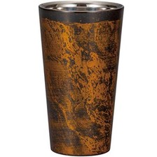 Shi-moa Yamanaka lacquerware Tsubame Sanjo JapaneseTumbler Beer Byakudan Black
