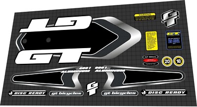 2005 GT I-drive comp DECAL SET