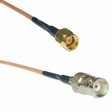 USA-CA RG316 SMA MALE to BNC FEMALE Coaxial RF Pigtail Cable
