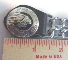 Indian vest chain USA motorcycle clothing accessory biker extender extension