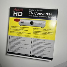 Access HD Digital to Analog TV Converter with Remote DTA1050D New in Box