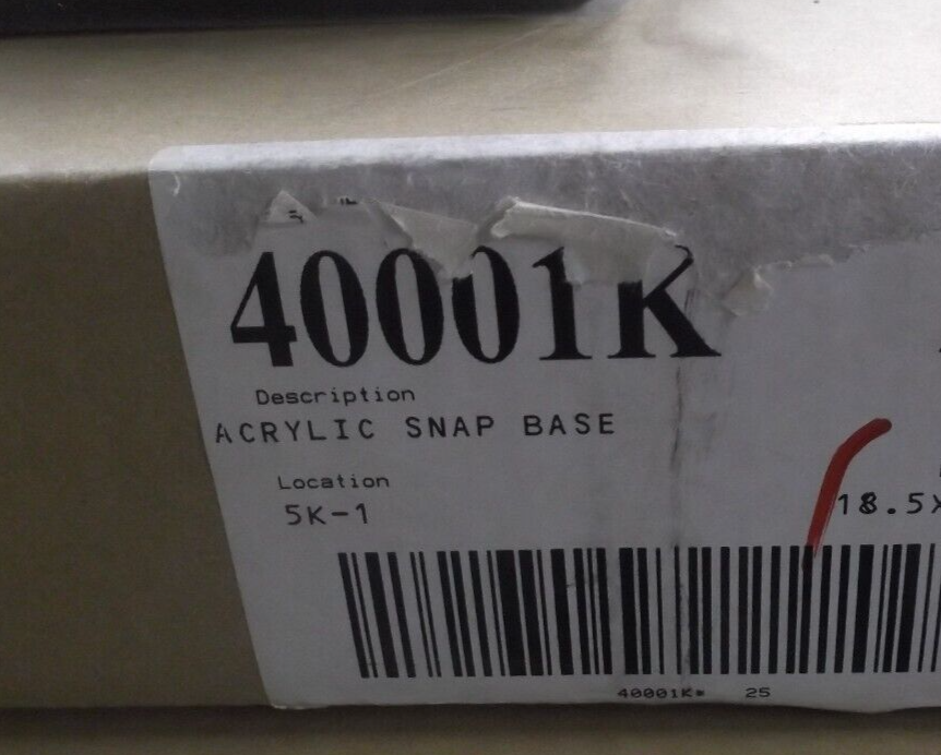 Trophy Parts acrylic snap base gloss black PDU 40001K lot of 7 eBay