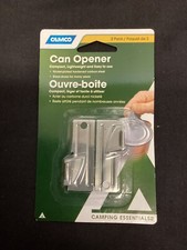 P-38 Style Can Opener 2 Pk Nickel Plated Hardened Steel Pocket Can Opener