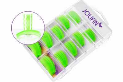 Jolifin Diamond Tip green 100x Tips Tipbox  Größe 1-10  Nagelstudio 