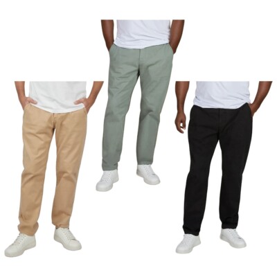 riverso Chino Hose Herren RIVFiete Tapered Fit Stretch Stoffhose Herrenhosen