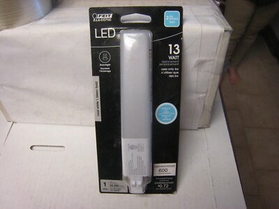 Feit Electric 2 Pin GX23 LED Bulb 6 Watt 13 Equivalent Cool White 600 Lums 4000K