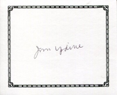 John Updike Pulitzer Prize Winner Author Rare Signed Autograph Bookplate