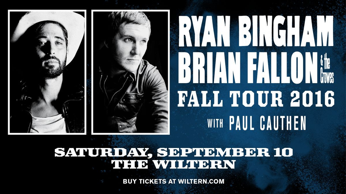 Brian Fallon Fall Tour 2016 The Wiltern Poster