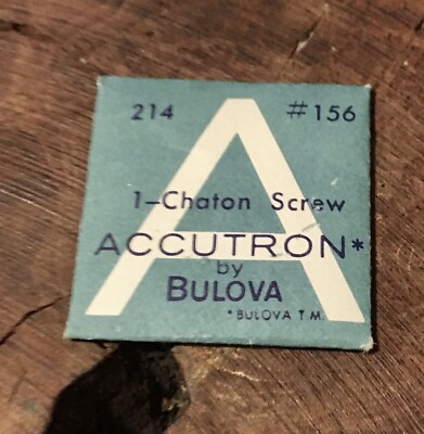 Chaton Bulova 214-157 Pour Pignon De Seconde Centrale (Accutron) - Occasion, Pièce Détachée Pour Montre