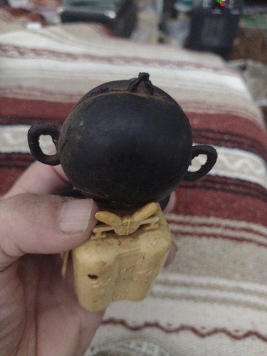 ADORABLE VINTAGE BLACK DOLL, BLINKY 4.5" ITALY - Picture 5 of 9