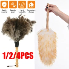 33/50CM Artificial Wool Duster Dusting Brush Anti Static Cleaning Tools Home Car