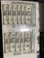 1999 11 DISTRICT MATCH SUPER LOW NUMBER $5 Set Fancy  PMG 63 - 65 #00000098 RARE