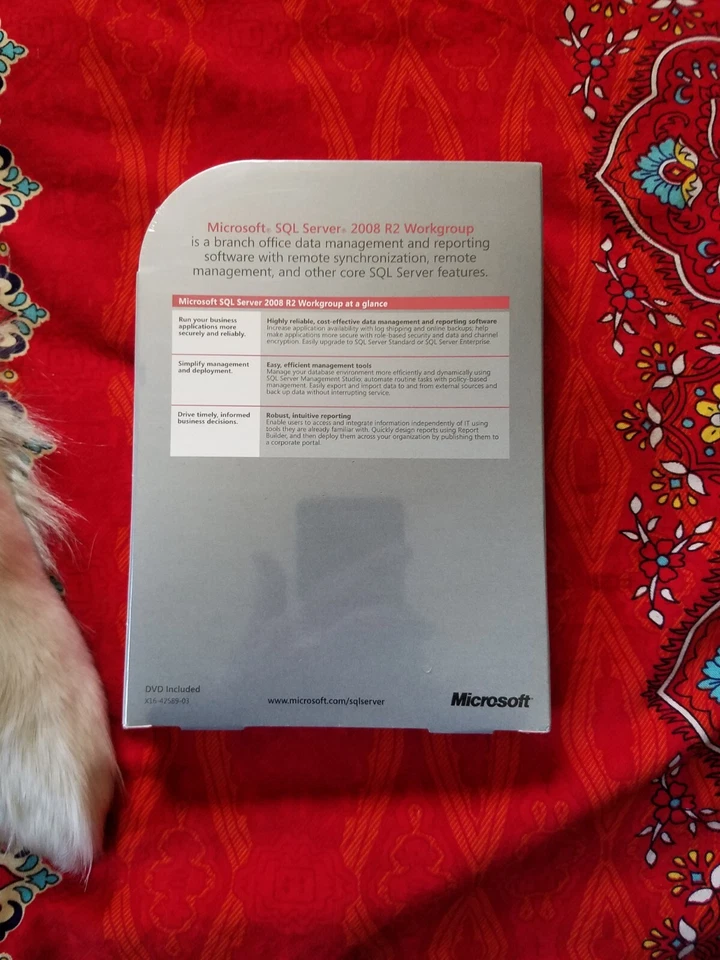 Factory Sealed - A5K-02817 Microsoft SQL Server 2008 R2 Workgroup 5 CAL - Image 3 of 4