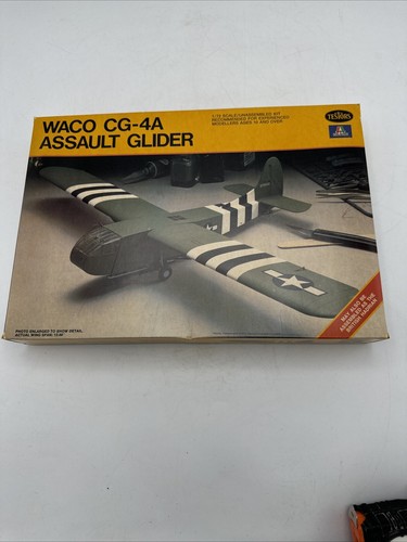 Testors Italaeri 1/72 Waco CG-4A Assault Glider 1:72 Scale Model Kit 863 Kit Vtg
