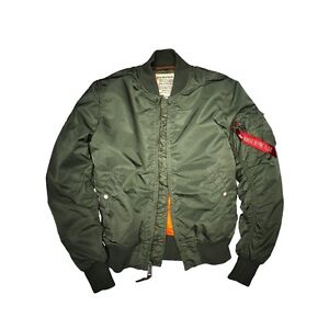 Alpha Industries Ma 1 Vf 59 Herren Oliv Grun Jacke Fliegerjacke Bomberjacke Ma1 Ebay