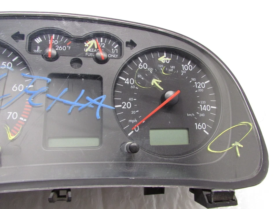 1999 VOLKSWAGEN JETTA CLUSTER INSTRUMENT SPEEDOMETER OEM 1J0919951C - Image 4 of 4
