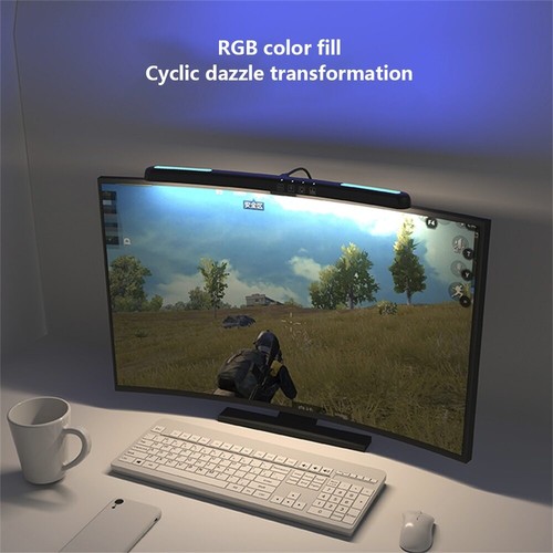USB LED Monitor Lichtleiste Bildschirm Leselampe Tischleuchte Computer Lampe DE - Afbeelding 9 van 16