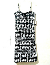 Nicole Miller Sleeveless Spaghetti Strap Sun Dress S or 8 NWT Knee Length