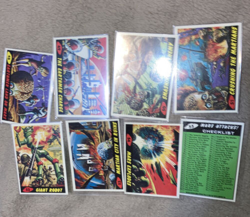 1994 Deluxe Reissue Topps Mars Attacks! 8 Cards #48-55 - Picture 1 of 9
