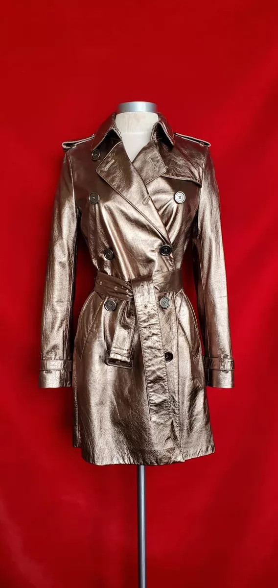 Burberry satin clearance trench coat