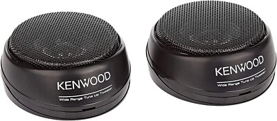 KENWOOD KFC-T40A 280W 1.57" CAR AUDIO TWEETERS ANGLE SURFACE MOUNT & CROSSOVERS