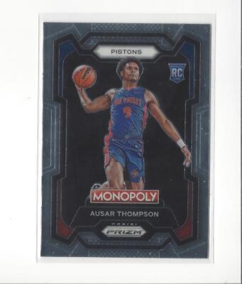 2023-24 Panini Prizm Monopoly #27 Ausar Thompson RC Rookie Pistons