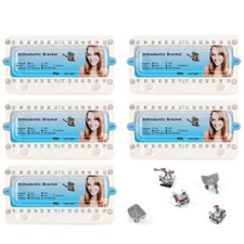 Dental Orthodontic Brackets Braces Metal Mini Roth/MBT 018/022 Hooks 3/345