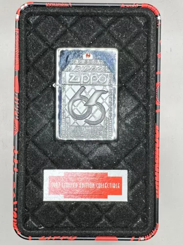 Vintage 1997 Limited Edition Zippo 65th Anniversary Zippo In Collectible Tin NEW