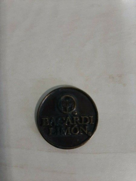 Ficha conmemorativa Ron Bacardi Limon | Discoteca  Bora Bora 