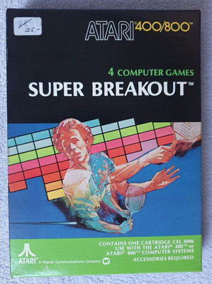 Super Breakout CXL 4006 Cartridge in OVP für Atari 400/800