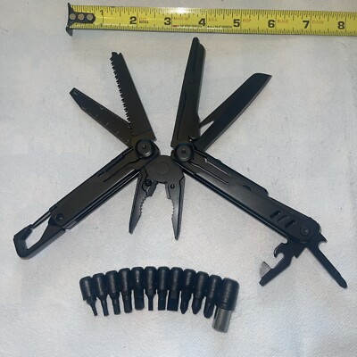 23 in 1 Multi Tool AL Frame 420/440 Tools Plier Scissor Wire Cut Knife Wrench