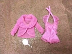 Vintage Barbie Beauty Secrets Jacket Nighty Clothes Lot Mirror  1979