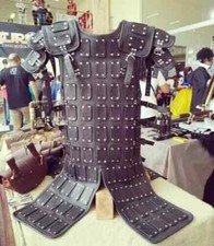 Halloween Leather Brigantine Adventurer short Medieval Leather body armor