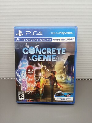 Concrete Genie (Sony PlayStation 4) PS4 VR PSVR CIB Complete *Tested*