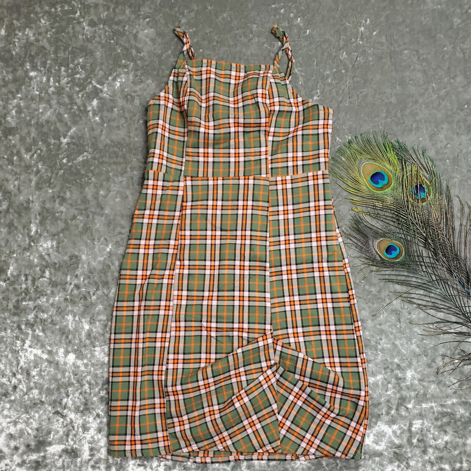 Urban Outfitters Monica Plaid Mini Dress - image 1