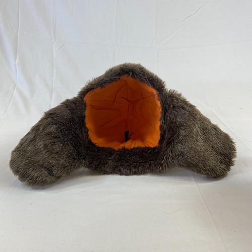 US Polo Assn Trapper Hat Winter Cap Faux Fur Puffy Camouflage Buttons Cold Wear - Picture 7 of 10