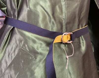 New Polo Ralph Lauren Nylon Webbed UA Yellow Blue Belt D-Ring Nickel Buckle L New Polo Ralph Lauren Nylon Webbed UA Yellow Blue Belt D  main image 4