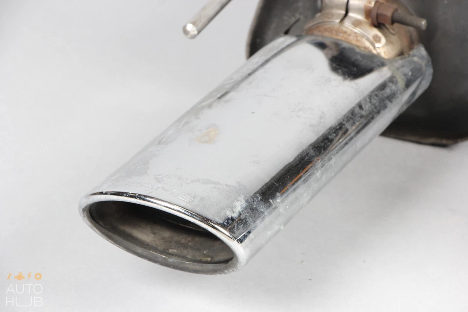 01-02 Mercede W220 S55 CL55 AMG Sport Exhaust Muffler Mufflers Tips Set OEM - Image 2 of 4