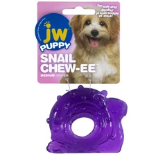 JW Pet Snail Chew-ee Teether Puppy Dog Toy
