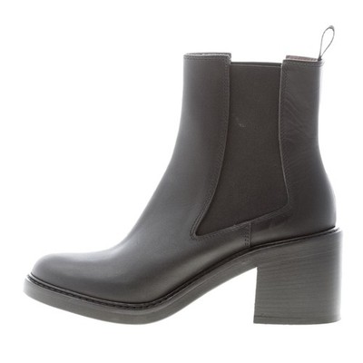 ROBERTO FESTA damen schuhe schwarz leder Sally Chelsea stiefel Made in Italy