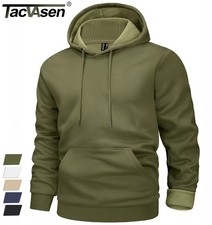 Mens Active Hoodies Fleece Lined Sweatshirts Casual Athletic Workout Pullover US