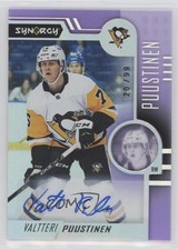 2022-23 Upper Deck Synergy Rookies Purple 20/99 Valtteri Puustinen #82 Auto l5j